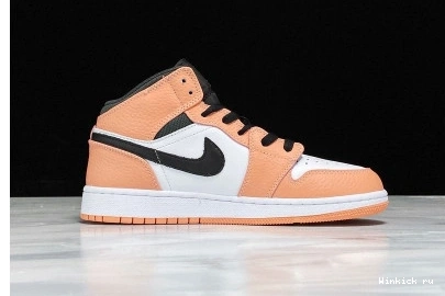 JORDAN MID AIR PINK 1 (GS) QUARTZ 1208